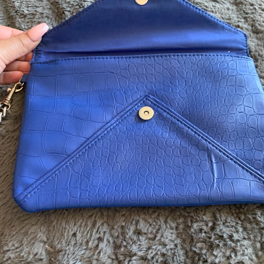 Blue Clutch - NEVER USED